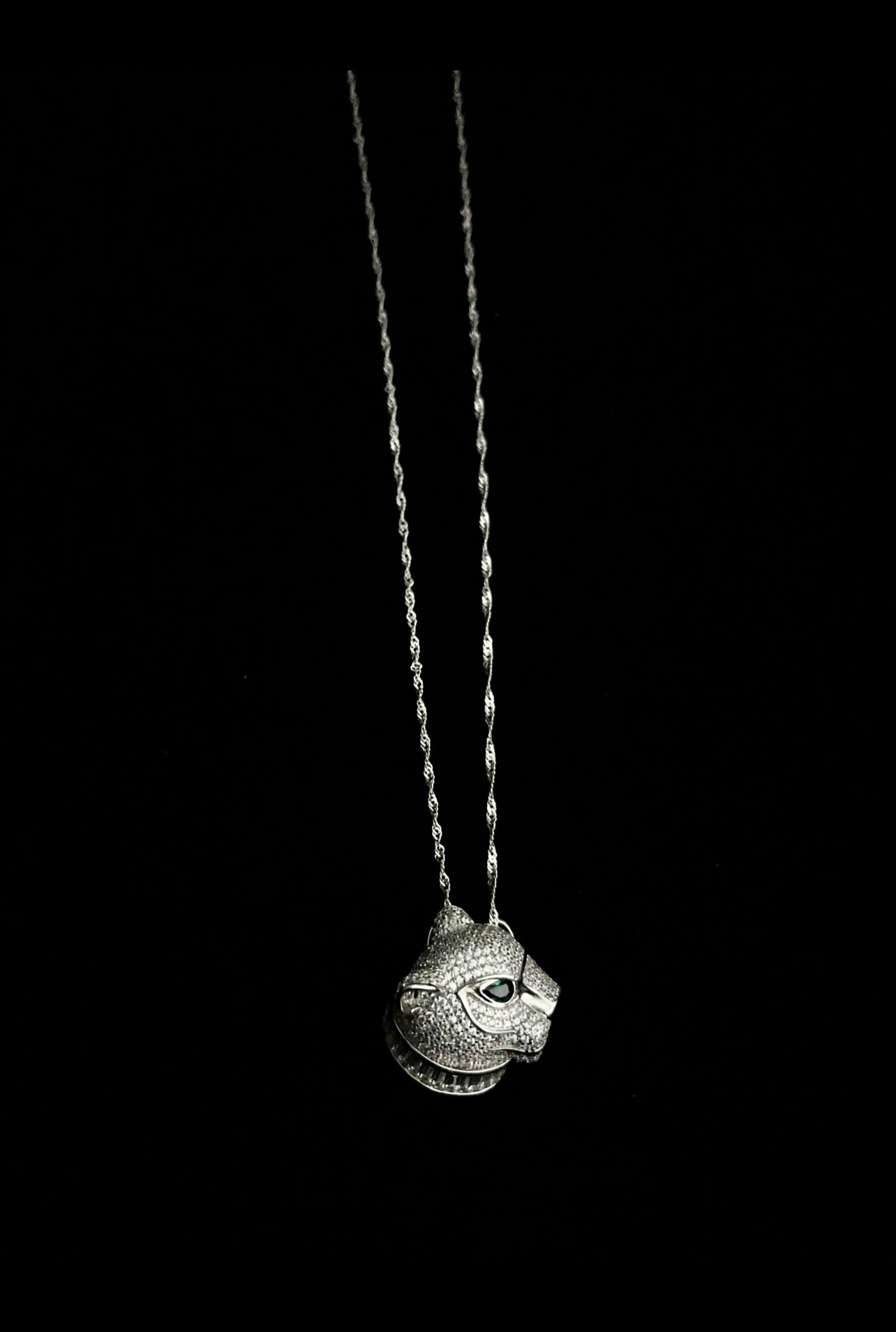 Leopard Full Crystal Necklace